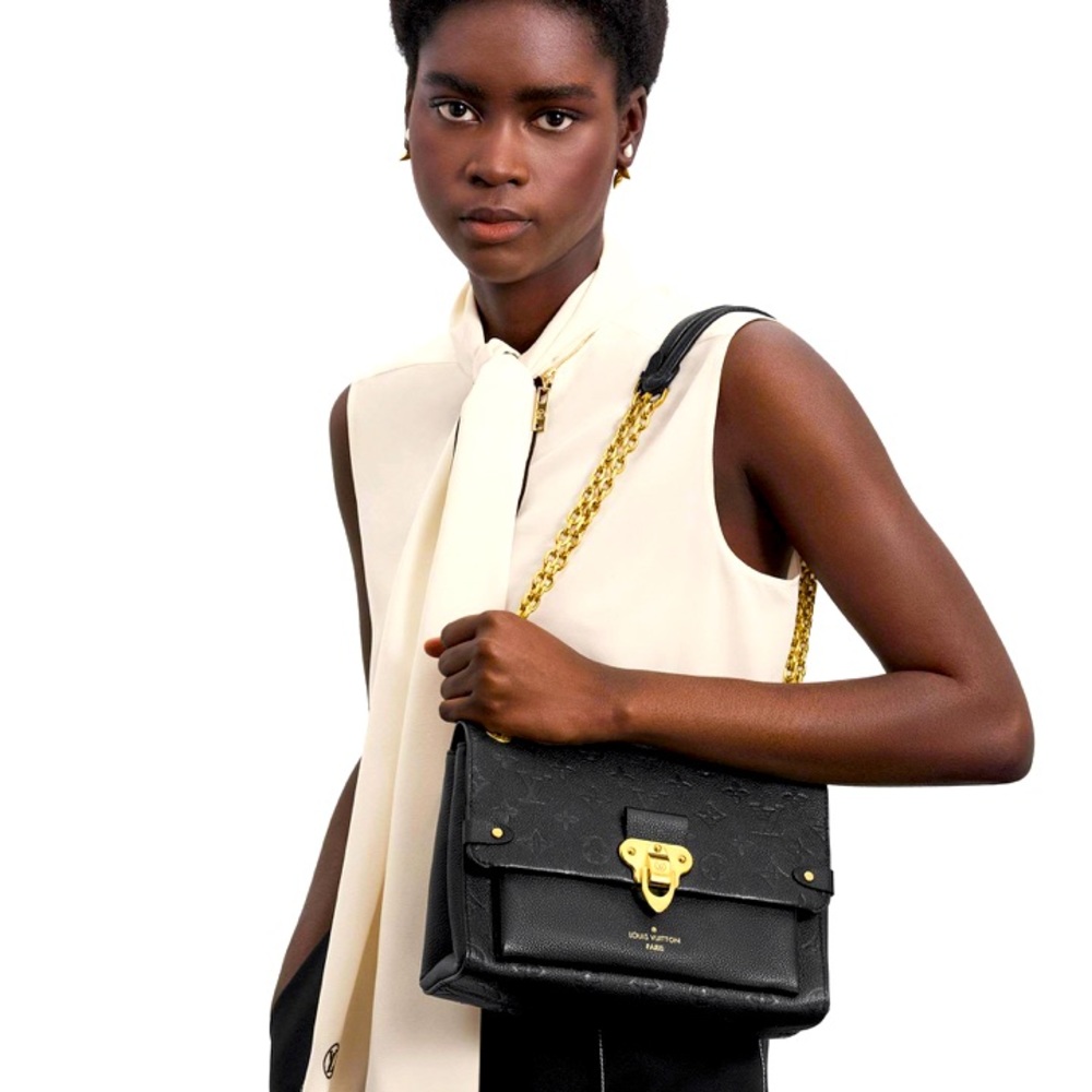 Vavin PM Louis Vuitton Monogram Empreinte Leather black Noir